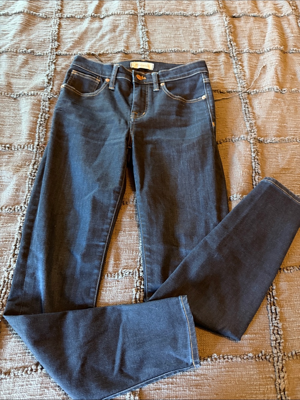 Madewell Dark Blue Skinny Jeans